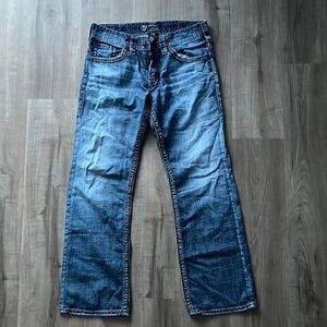 Mens Silver jeans